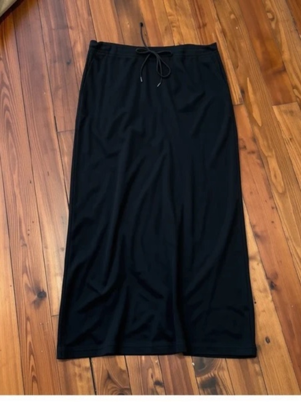 The Limited Black Drawstring Maxi Skirt